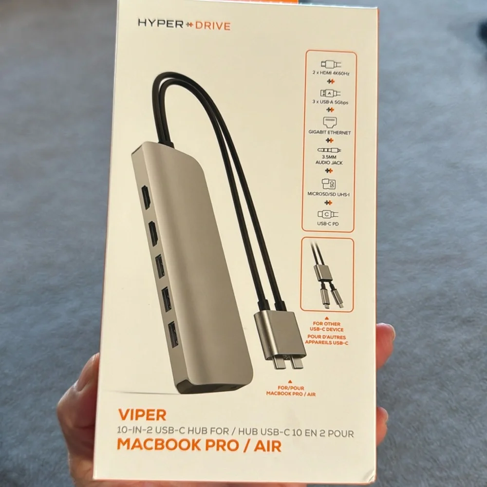 Hyper Drive Viper 10-IN-2 USB-C Hub MACBOOK PRO / AIR